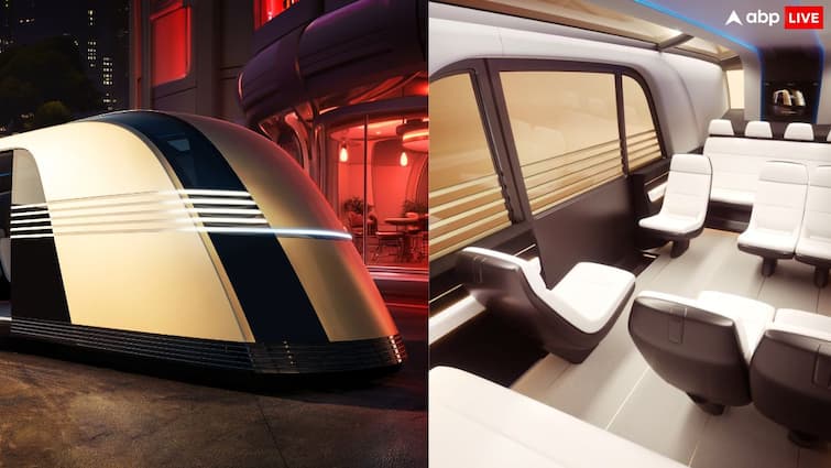 Tesla CEO Elon Musk Robovan Launched with Robotaxi Cybercab Futuristic Look and Features Elon Musk का अजूबा! बिना ड्राइवर के 20 लोगों को लेकर चलेगी ये गाड़ी, लुक और फीचर्स भी जबरदस्त