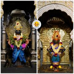 Dussehra 2024 : दसऱ्यानिमित्त विठ्ठल मंदिराला झेंडूच्या पानाफुलांची आकर्षक सजावट; विठुरायाच्या रावुळीला आलं सोन्याचं रूप पाहा PHOTOS