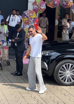 Dussehra 2024: 'रावण दहन' कार्यक्रम में शामिल होने के लिए दिल्ली हुए रवाना अजय देवगन-करीना कपूर, देखें तस्वीरें