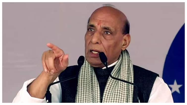 Defense Minister Rajnath Singh on Shastra Puja Said If our interests are harmed will not shy away from taking any major step 'हमारे हितों पर आंच आई तो', दशहरा के दिन शस्त्र पूजन करते हुए राजनाथ सिंह ने चीन-पाक को दिया मैसेज