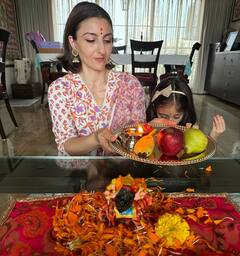 Soha Ali Khan Celebrates Dussehra With Hubby Kunal Kemmu And Daughter Inaaya. Shares Pics