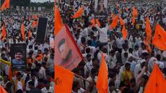 Pankaja Munde : पंकजाताईंच्या मेळाव्याला भगवान गडावर मोठी गर्दी, समर्थकांच्या हाती गोपीनाथ मुंडेंचे फोटो, भगवानबाबांची आकर्षक मूर्ती