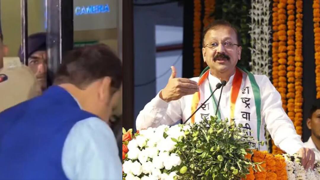 Baba Siddique Shot Dead in Mumbai Devendra Fadnavis arrived at lilavati hospital Baba Siddique Shot Dead in Mumbai: बाबा सिद्दिकींच्या हत्येनंतर देवेंद्र फडणवीस तातडीने लीलावती रुग्णालयात, सिद्दिकींच्या समर्थकांची घोषणाबाजी
