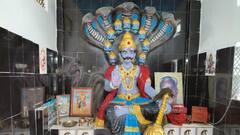 रावण की भक्ति में लीन है इंदौर का ये परिवार, 10 तारीख को 10 बजे बनाया अनूठा मंदिर