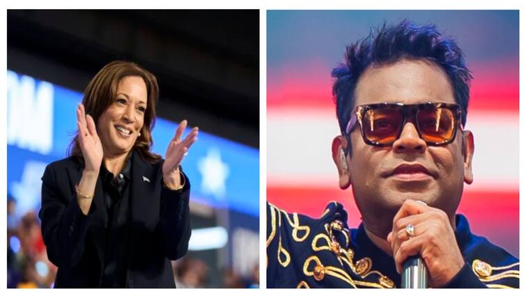 AR Rahman Records 30-Minute Performance To Support Kamala Harris Campaign சூடுபிடிக்கும் அமெரிக்க அதிபர் தேர்தல்.. கமலா ஹாரிஸுக்கு ஆதரவாக களமிறங்கிய ஏ.ஆர்.ரஹ்மான்