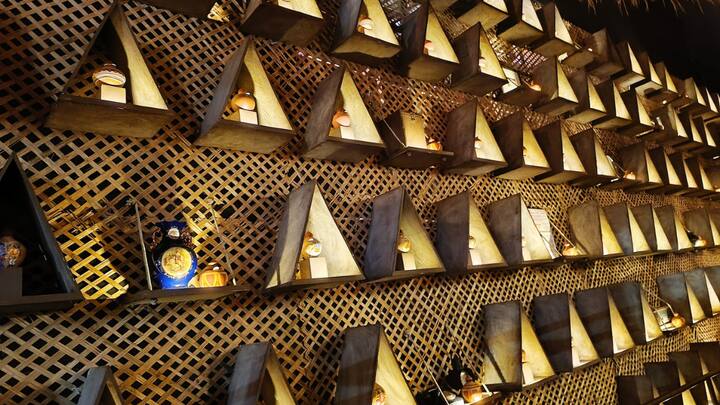 The traditional Durga idols at the Bosepukur Sitala Mandir are crafted with meticulous care and artistry.  (Image source: Facebook/ Pranit Paul)