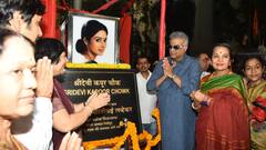 PICS: Boney Kapoor, Shabana Azmi & Others Join To Inaugurate Sridevi Chowk In Mumbai