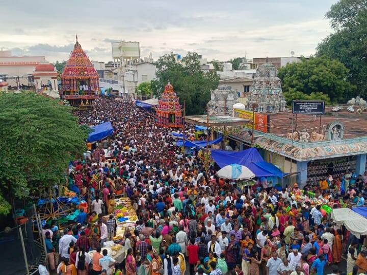 Karur Tanthonrimalai Kalyana Venkataramana Swamy Temple Puratasi Therottam - TNN தென்திருப்பதி  ஸ்ரீ கல்யாண வெங்கட்ரமண சுவாமி ஆலய புரட்டாசி மாத தேரோட்டம்!