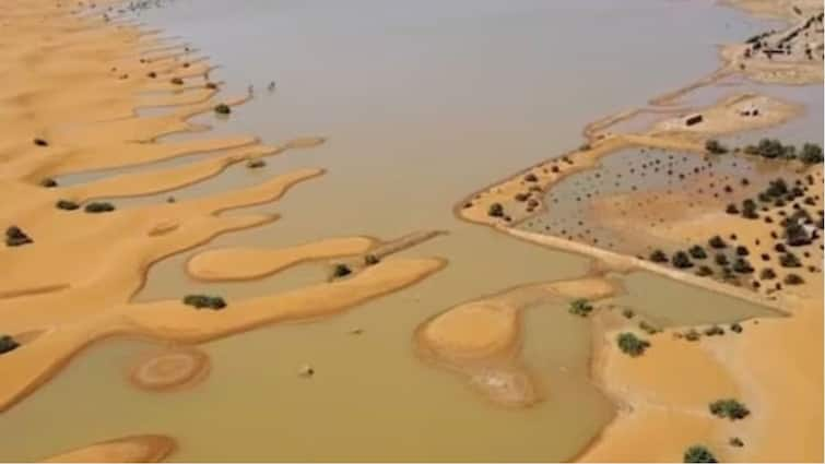 Sahara Desert Floods Water Gushes Through Sand Dunes First Floods In 50 ...