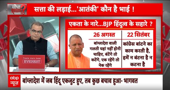 Sandeep Chaudhary: हिंदू बंट रहा है या देश? देश के बड़े पत्रकारों को सुनिए | Full Episode | ABP