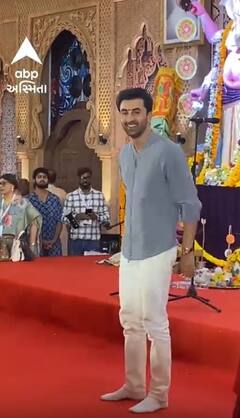 Ranbir Kapoor | Bollywood Updates | દુર્ગા પૂજા વખતે આ અંદાજમાં જોવા મળ્યા રાહાના ડેડી