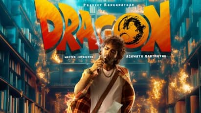 Pradeep Ranganathan Starrer ashwath marimuthu dragon movie first look poster Pradeep Ranganathan : லோக்கலான காலேஜ் பாயாக பிரதீப் ரங்கநாதன்...கவனமீர்க்கும் டிராகன் பட போஸ்டர்