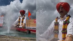 Pankaja Munde : पंकजाताईंच्या मेळाव्याला भगवान गडावर मोठी गर्दी, समर्थकांच्या हाती गोपीनाथ मुंडेंचे फोटो, भगवानबाबांची आकर्षक मूर्ती