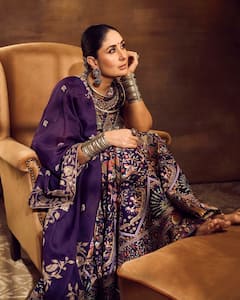 Kareena Kapoor Exudes Festive Glam In Her Gorgeous Purple Lehenga, See All Pics