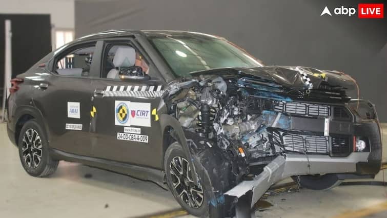 Citroen Basalt 4 stars in Bharat NCAP crash tests rating car safety features and child lock comparison with C3 and eC3 Citroen Basalt क्रैश टेस्ट में पास हुई या फेल, सेफ्टी रेटिंग में क्या रहा इस 8 लाख की कार का हाल?