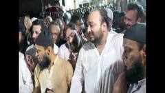 वडिलांना अखेरचा निरोप देताना झिशान सिद्दीकींनी फोडला टाहो, अत्यंसंस्काराला मोठी गर्दी