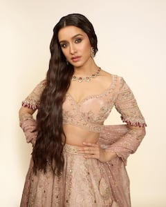Shraddha Kapoor Treats Fans To Her Festive Look In A Pastel Lehenga; SEE PICS