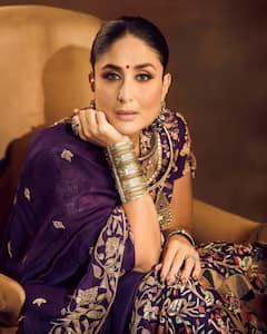 Kareena Kapoor Exudes Festive Glam In Her Gorgeous Purple Lehenga, See All Pics