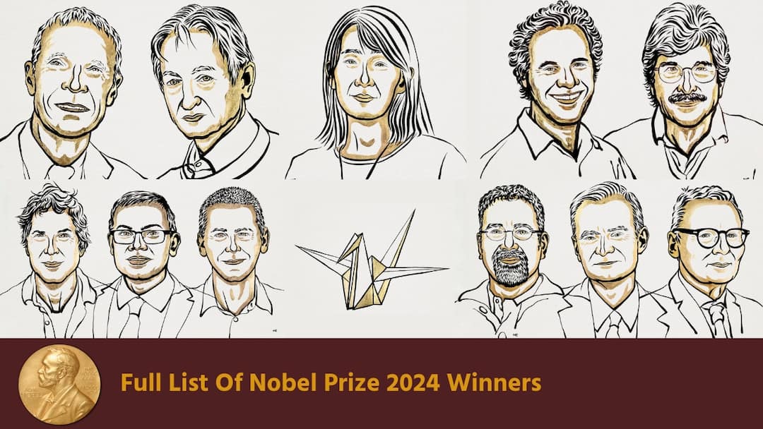 Nobel Prize 2024: Here's The Full List Of Winners Across All Categories Nobel Prize 2024: Full List Of Winners Across All Categories