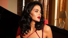 Priyanka Chahar Choudhary Raises The Heat In Red Bodycon Dress; Check Out
