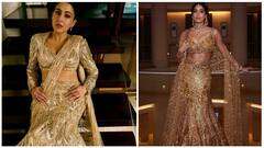 Diwali 2024: Sparkling Golden Outfit Inspirations From Bollywood Divas