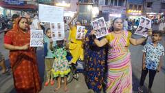 सागर में तीनबत्ती पर महिलाओं ने बच्चों के साथ दिया धरना, पुलिस पर लगाए बड़े आरोप, जानें पूरा मामला