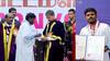 ”பாரதியார் பல்கலை. பட்டமளிப்பு விழா  மேடையில் பரபரப்பு” ஆளுநரிடமே புகார் மனு கொடுத்த மாணவர்..!