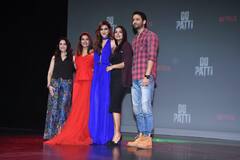 Do Patti Trailer लॉन्च इवेंट में बैकलेस ड्रेस पहन कृति सेनन ने ढाया कहर, तो लाल परी बन काजोल ने लूटी महफिल, देखें तस्वीरें