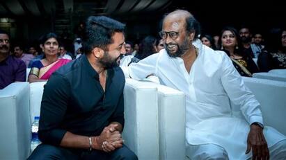 Superstar Rajinikanth to attend suriya kanguva movie audio launch Kanguva Audio Launch : கங்குவா ஆடியோ லாஞ்சில் சூப்பர்ஸ்டார் ரஜினிகாந்த்...வேற லெவல் ப்ரோமோஷனில் இறங்கிய படக்குழு