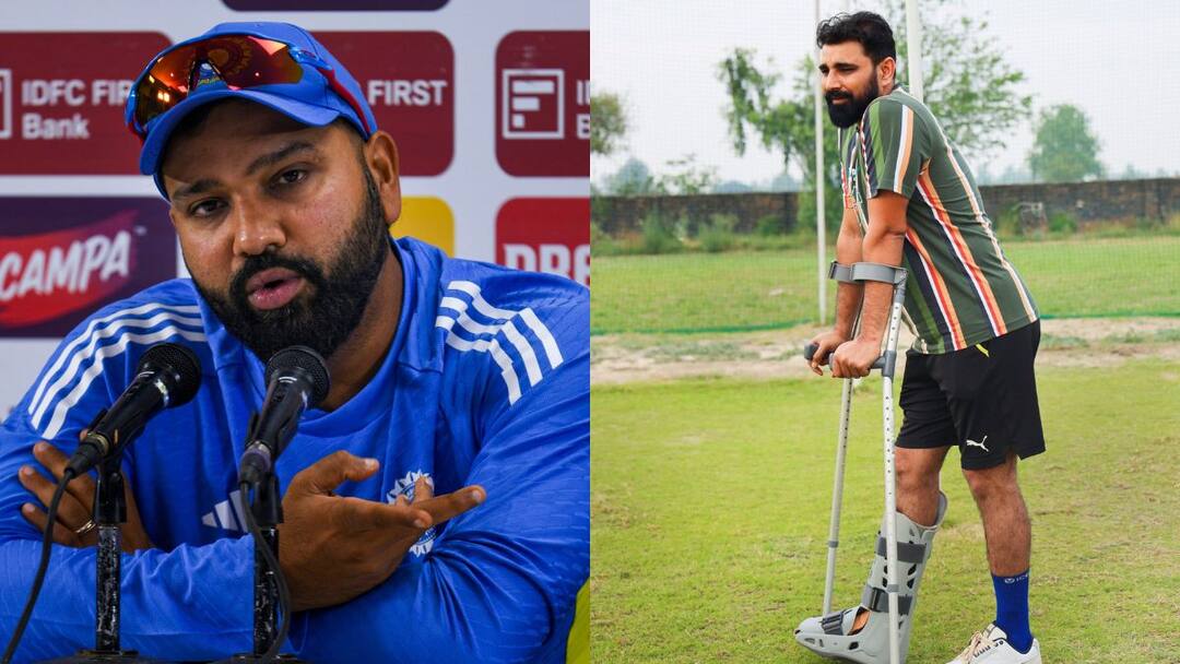 Mohammed Shami Injury Doubtful For BGT IND vs AUS Tests Rohit Sharma Provides Injury Update Ahead Of NZ Tests Rohit Sharma Provides Update On 'Undercooked' Shami Ahead Of NZ Tests, Casts Doubt Over Pacer's Participation In BGT