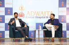 કેન્સરના દર્દીઓ માટે અદ્વૈતા કેન્સર હોસ્પિટલ દ્વારા કરાયું ગરબાનું આયોજન