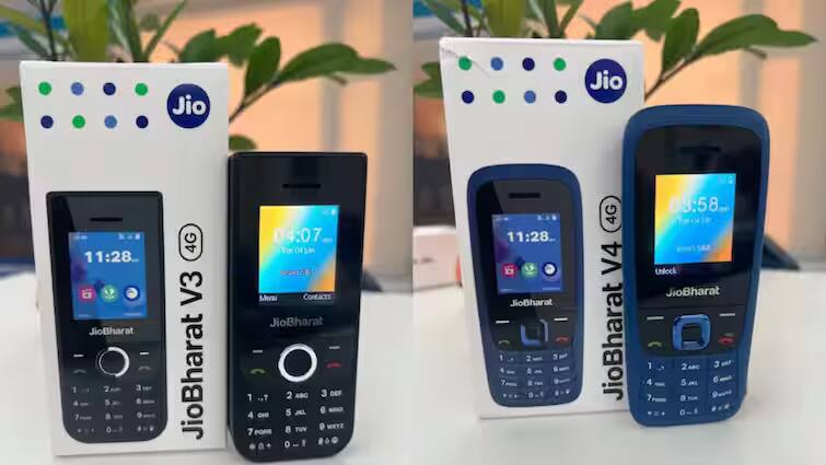 jiobharat v3 and v4 unveiled at imc 2024 features price and availability read article in Gujarati IMC 2024: દિવાળી પહેલા Jioની મોટી ભેટ! માત્ર ₹1000ની રેન્જમાં બે 4G ફોન લોન્ચ થયા