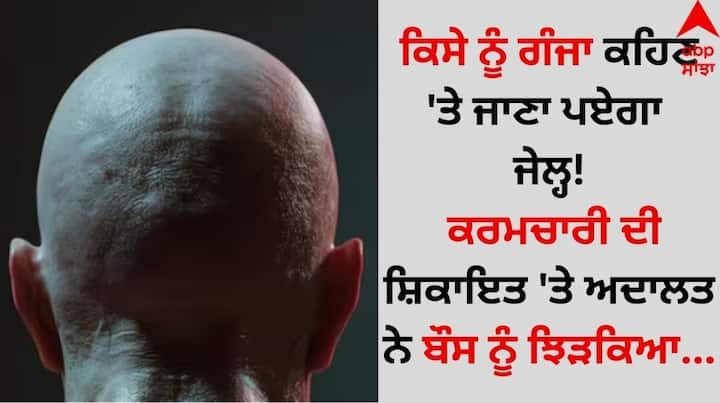 Viral News: ਵਿਅਕਤੀ ਨੇ 2021 'ਚ ਆਪਣੇ ਬੌਸ ਦੇ ਖਿਲਾਫ ਮਾਮਲਾ ਦਰਜ ਕਰਵਾਇਆ ਅਤੇ ਅਦਾਲਤ ਤੱਕ ਚਲਾ ਗਿਆ, ਜਿਸ ਤੋਂ ਬਾਅਦ ਅਦਾਲਤ ਨੇ ਕਿਹਾ ਕਿ ਗੰਜਾ ਕਹਿ ਕੇ ਬੁਲਾਉ ਨਾ ਸਿਰਫ ਅਪਮਾਨ ਹੈ, ਸਗੋਂ ਇਹ ਯੌਨ ਸ਼ੋਸ਼ਣ ਦੀ ਸ਼੍ਰੇਣੀ 'ਚ ਵੀ ਆਉਂਦਾ ਹੈ।