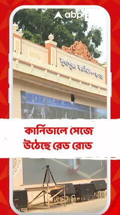 পুজো কার্নিভালে সেজে উঠেছে রেড রোড, বসল বিশাল স্ক্রিন