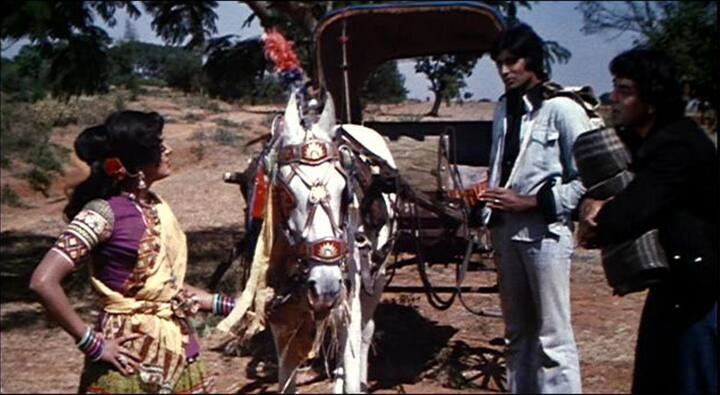 Sholay: Sholay is a blockbuster classic in Indian cinema that revolves around the lives of two criminals, Jai and Veeru. Amitabh Bachchan delivers a memorable performance as Jai, while Hema Malini infuses the film with her vibrant energy, making her role equally unforgettable.