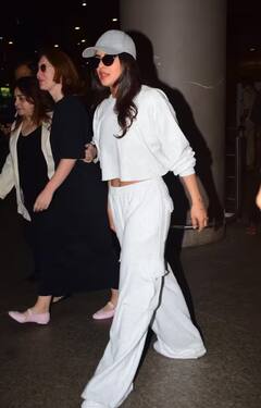 Priyanka Chopra Airport Look: ભારત આવી પ્રિયંકા ચોપરા, મુંબઇ એરપોર્ટ પર થઇ સ્પૉટ