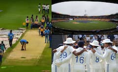 IND vs NZ: पहला दिन बारिश में धुलने के बाद पिच को करीब से देखने पहुंचे कप्तान रोहित, प्लेइंग 11 पर सस्पेंस बरकरार