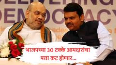 भाजपच्या 30 टक्के आमदारांचा पत्ता कट, 110 नावांवर शिक्कामोर्तब; शुक्रवारी पहिली यादी जाहीर होणार 