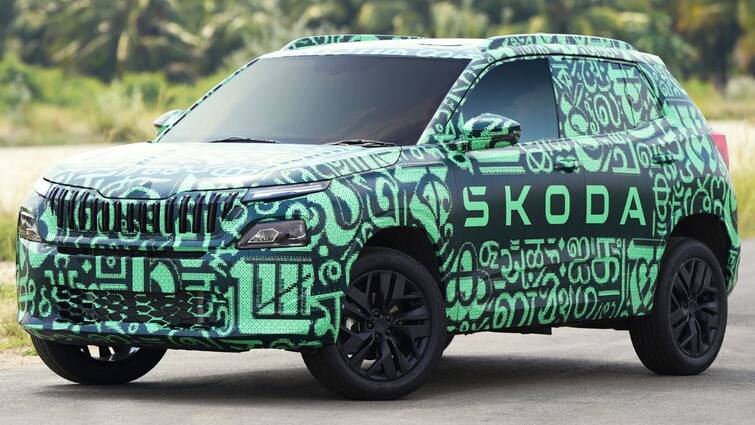 Is Skoda Kylaq A Shrunken Kushaq Here's A First Look automobile news Skoda Kylaq: ஸ்கோடா குஷாக்கின் குட்டி வெர்ஷனா கைலாக் கார்? வெளியான விவரங்கள்,  ஃபர்ஸ்ட் லுக் இதோ..!
