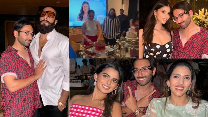 Radhika Merchant Birthday Bash: अनंत अंबानी की वाइफ राधिका मर्चेंट ने हाल ही में अपना बर्थडे सेलिब्रेट किया. जिसका जश्न एंटीलिया में मनाया गया है. इसमें कई सितारे भी शामिल हुए.