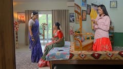 Satyabhama Today October 17th Episode Highlights: రుద్ర కుట్ర కనిపెట్టేసిన సత్య - హర్ష కోసం తెగించేసిన మైత్రి -సత్యభామ అక్టోబరు 17 ఎపిసోడ్ హైలెట్స్!