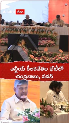 ఎన్డీయే కీలక నేతల భేటీలో చంద్రబాబు, పవన్