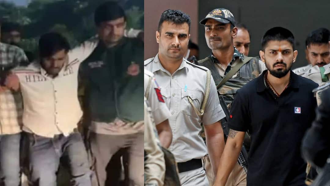 लॉरेन्स बिश्नोई गँगस्टरचा हाफ एन्काऊंटर; आरोपीच्या पायाला लागली गोळी, पोलिसांचा तपास सुरू Lawrence Bishnoi Gangster Half Encounter by UP police and Accused in murder case arrested in mathura by police लॉरेन्स बिश्नोई गँगस्टरचा हाफ एन्काऊंटर; आरोपीच्या पायाला लागली गोळी, पोलिसांचा तपास सुरू