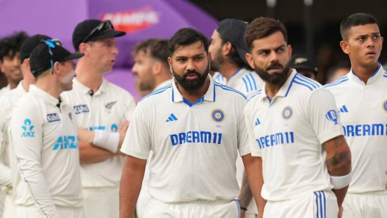 Brave Rohit Sharma fronts up to face press after 46-all out in Bengaluru Test Rohit Sharma:46 ரன்களில்‌ ஆல் அவுட்; பொய்த்துப் போன கணிப்பு! ரோஹித் ஷர்மா விளக்கம்!