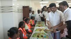 சுடசுட பிரியாணி.! தூய்மை பணியாளர்களுக்கு, பரிமாறிய முதல்வர் ஸ்டாலின்.!