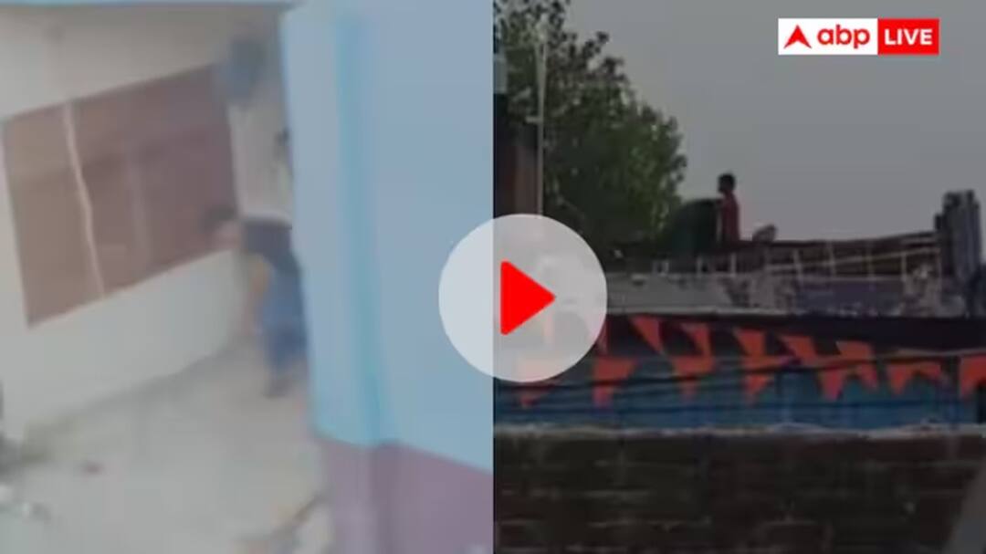 bahraich violence ram gopal mishra viral video Watch: રામ ગોપાલ મિશ્રાના મૃત્યુનો લાઇવ વીડિયો સામે આવ્યો, ધ્વજ લગાવતી વખતે ગોળી મારવામાં આવી