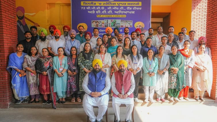 Punjab CM Bhagwant Mann Flags Off First Batch Of 72 Main Academics For Finland Coaching