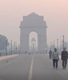 इंडिया गेट और आस पास के इलाकों में छायी धुंध | ABP News Shorts