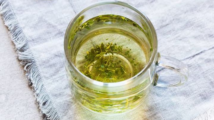 8. Moringa Tea: Moringa leaves are rich in vitamins, minerals, and antioxidants. Moringa tea is an excellent choice for winter wellness as it helps boost the immune system, fight infections, and improve overall health. (Image Source: Pinterest/stocksyunited)