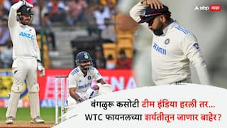 WTC Final Equation If India Loses the Bengaluru Test against New Zealand Ind vs nz 1st Test Cricket News Marathi